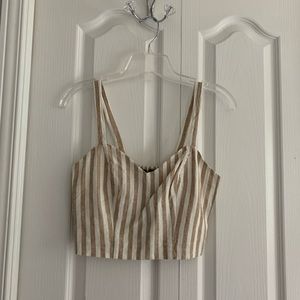 White and beige cami brand new DYNAMITE XS